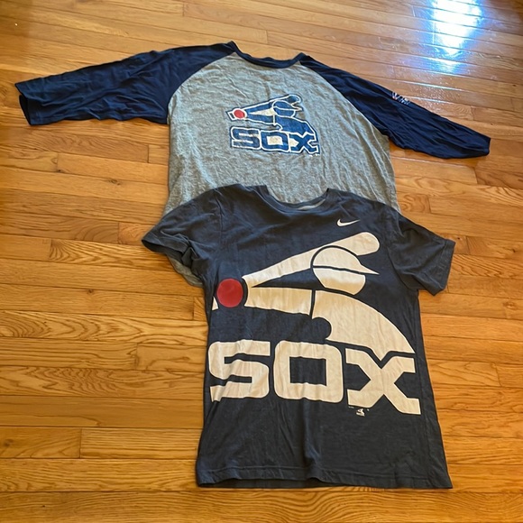 Chicago White Sox mixed shirt lot, perfect for summer games, Nike and Majestic - Picture 1 of 13